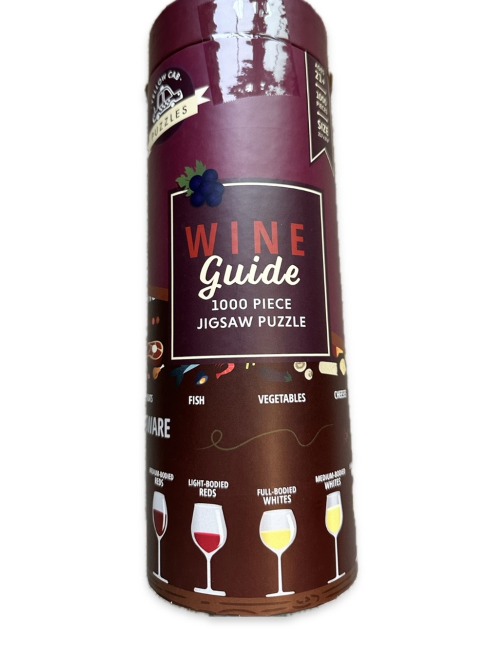 Wine Guide 1000-Piece Jigsaw Puzzle - Burgundy